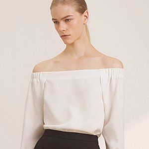 Aritzia Babaton Rodrigo Blouse in White